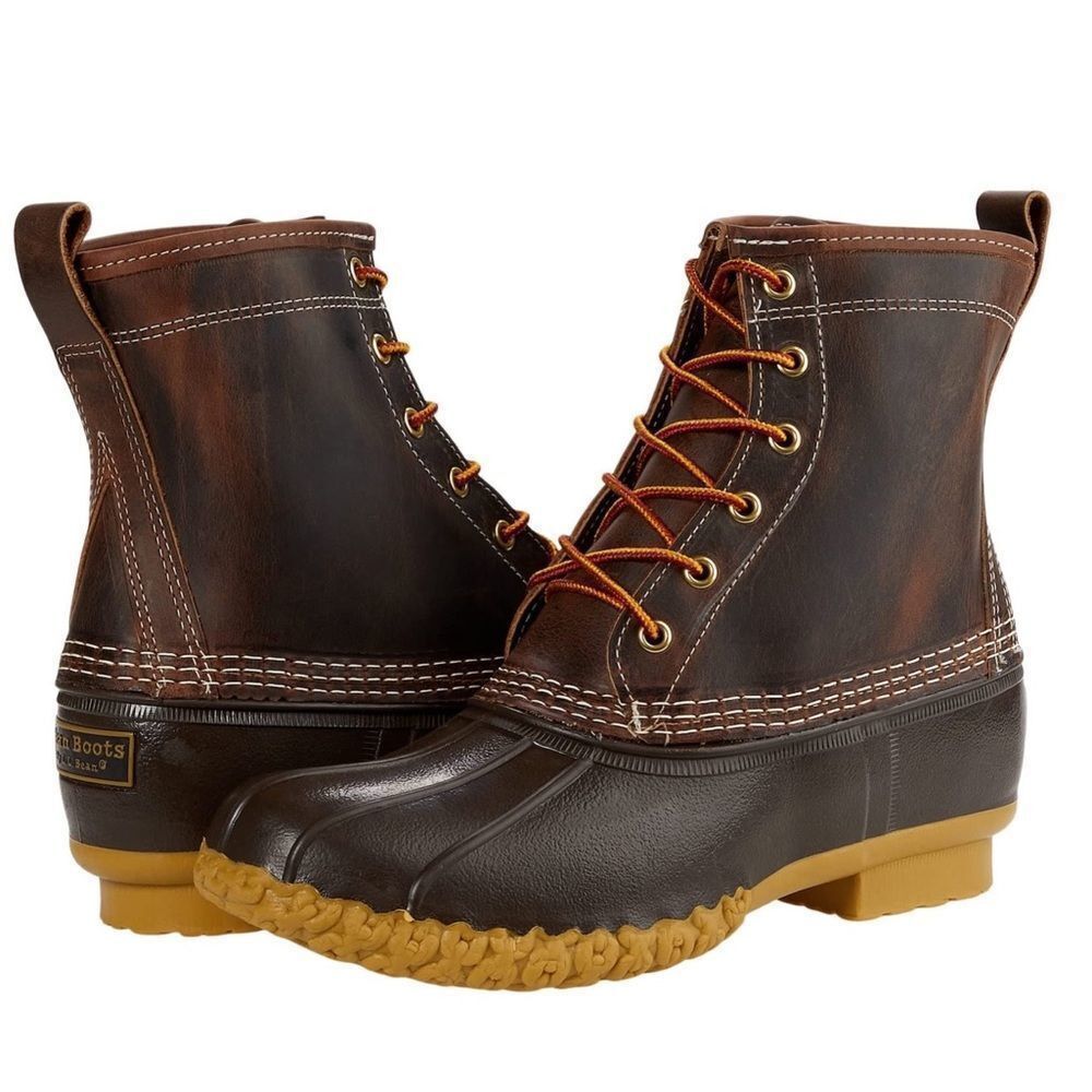 L.L. Bean Women’s Leather Bean Boots Leather Thinsulate Waterproof Size BM 6